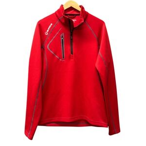 Sunice 1/2 Zip Pullover Mens M‎ Allendale Red Activewear Thermal Performance